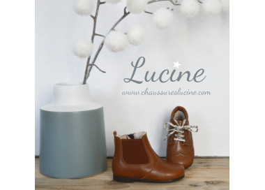 Chaussures bébés fourrées laine naturelle douce et chaude