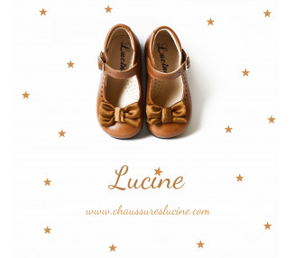 Chaussures Babies Charles IX Alice à boucle Noeud - CAMEL