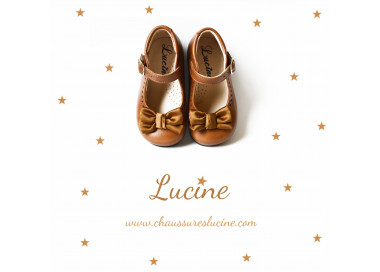 Chaussures élégantes à noeud satin en cuir de qualité
