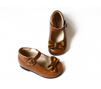 Chaussures Babies Charles IX Alice à boucle Noeud - CAMEL