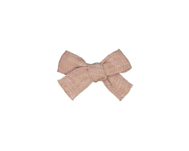 Barrette mini princesse - LIN TAUPE Barrette mini princesse - LIN TAUPE