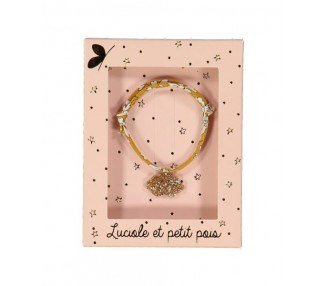 Bracelet pour enfant à élastique Coeur - Luciole et Petit Pois