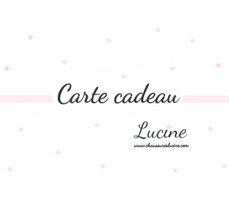 CARTE Cadeau - rose pâle