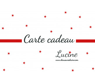 CARTE Cadeau - rouge