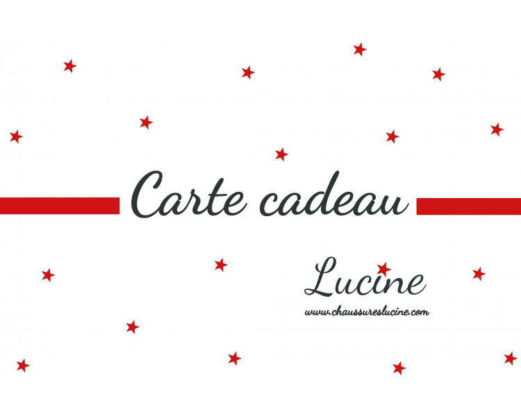 CARTE Cadeau - rouge