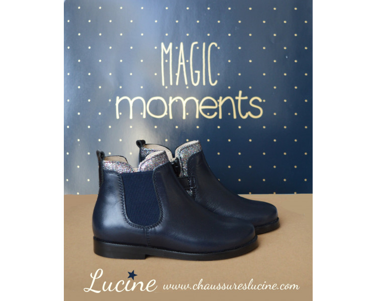 Bottes à Paillettes Imperméables Pour Filles - Cuir Verni, Fermeture éclair, Tailles 26 à 36 - 5