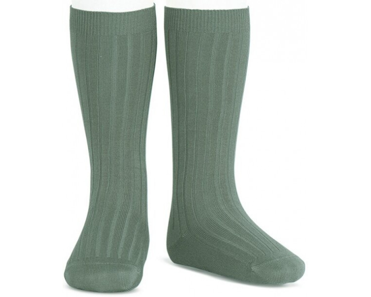 Vert LIQUEN - Chaussettes hautes