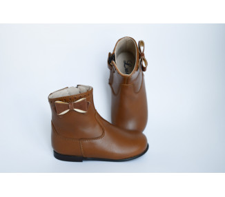 Bottines Boots Olympe - cuir CAMEL