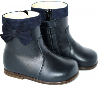 Bottines Boots Héloïse - cuir MARINE