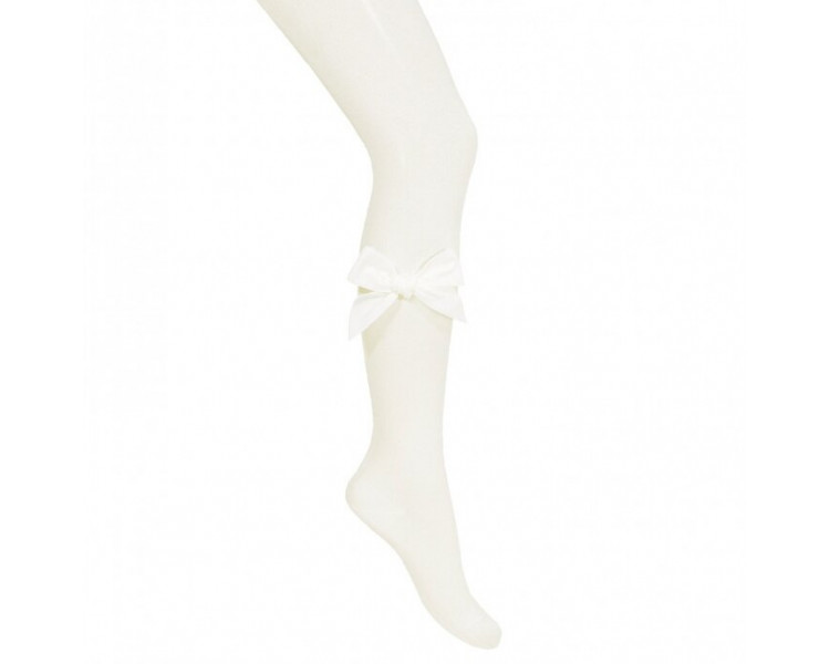COLLANTS noeud VELOURS - Blanc/écru COLLANTS noeud VELOURS - Blanc/écru