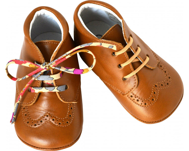 Mini-Adonis antidérapants - CUIR CAMEL Mini-Adonis antidérapants - CUIR CAMEL