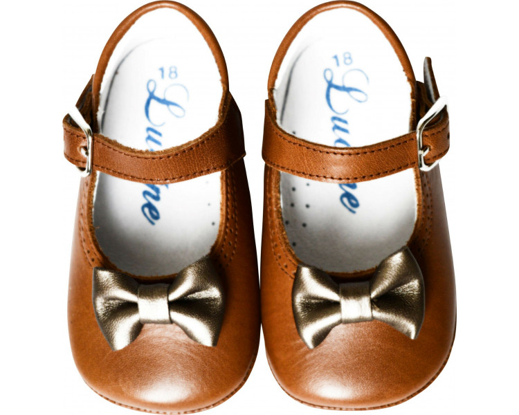 Mini-Alice NOEUD antidérapantes - CUIR CAMEL Mini-Alice NOEUD antidérapantes - CUIR CAMEL
