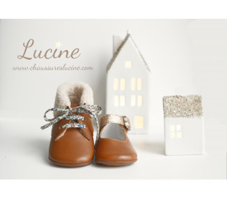 Chaussons bébé SOUPLES Mini-Alice