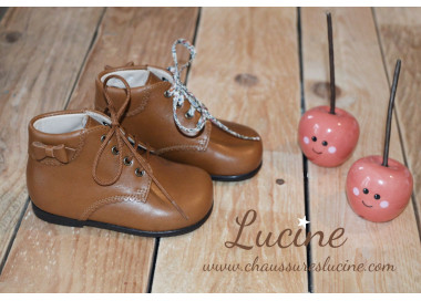 Chaussures en cuir pour bébés, excellent maintien