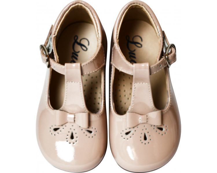 Chaussures Bottillons Salomés Zélie - vernis ROSE nude