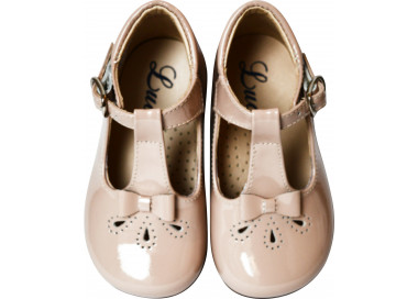Chaussures Salomé bébés en cuir vernis  pour filles