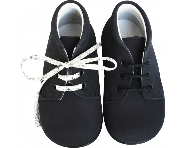 1er PAS- Azylis très SOUPLES- Nubuck MARINE-Epurée 1er PAS- Azylis très SOUPLES- Nubuck MARINE-Epurée