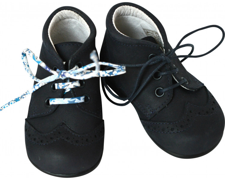 1er PAS- Azylis très SOUPLES-T18/26- Nubuck MARINE-Bout golf 1er PAS- Azylis très SOUPLES-T18/26- Nubuck MARINE-Bout golf