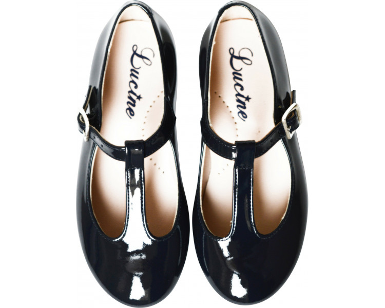 Chloé - cuir vernis MARINE