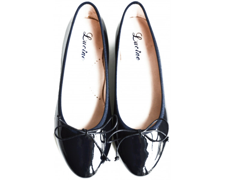 Ballerines en cuir VERNIS MARINE Ballerines en cuir VERNIS MARINE