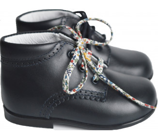 Chaussures Bottillons SOUPLES Azylis Frisettes - MARINE