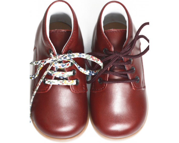 Chaussures Bottillons SOUPLES Clarence épurés - cuir Bordeaux