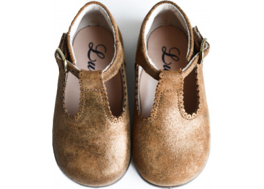 Chaussures Salomé bébés doublées cuir