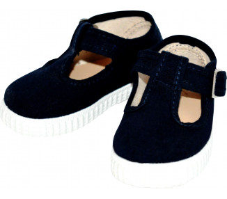 Chaussures Sandales en toiles Salomé BEBE - Bleu MARINE
