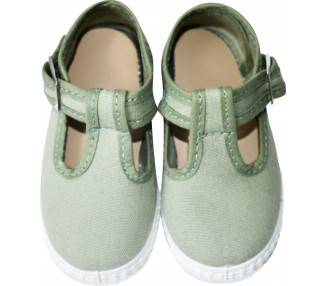 Chaussures Sandales en TOILES Salomé BEBE - Vert tilleuil
