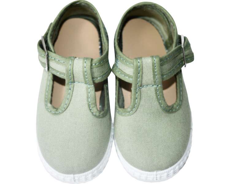 Chaussures Sandales en TOILES Salomé BEBE - Vert tilleuil