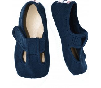 Chaussures Sandales en TOILES Salomé enfant - Bleu MARINE