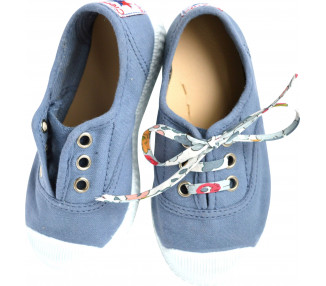 Chaussures baskets tennis en TOILES à lacets et élastiques - CIEL JEAN