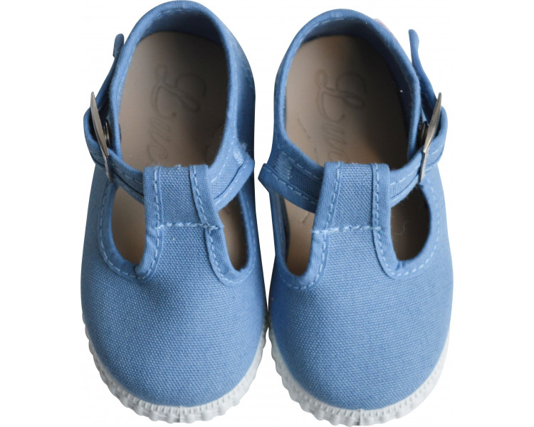 Chaussures Sandales en TOILES Salomé BEBE - Bleu clair