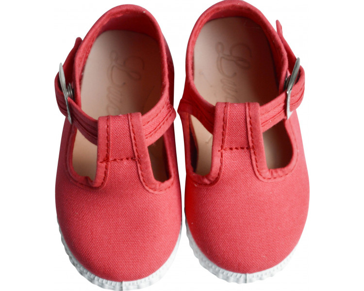 Chaussures Sandales en TOILES Salomé BEBE - ROSE FRAISE corail