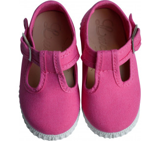 Chaussures Sandales en TOILES Salomé BEBE - ROSE FUSCHIA