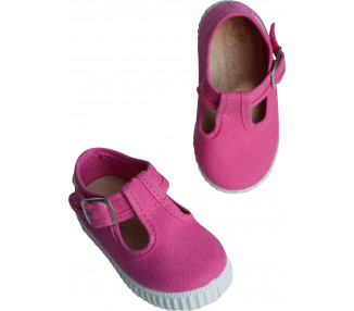 Chaussures Sandales en TOILES Salomé BEBE - ROSE FUSCHIA