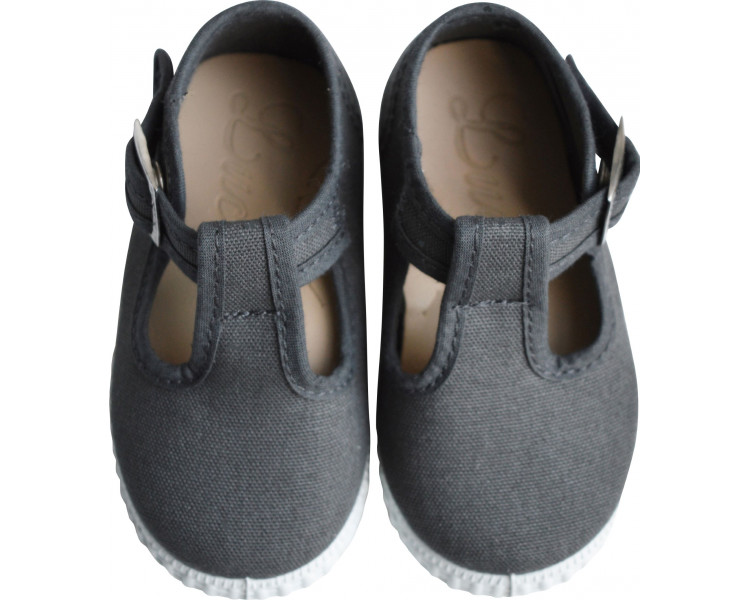 Chaussures Sandales en TOILES Salomé BEBE - Gris foncé