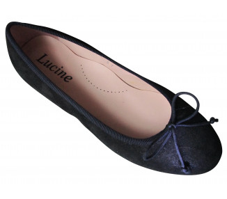 Ballerines en nubuck IRISE BLEUnuit