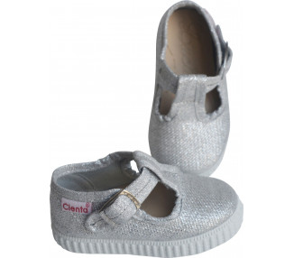 Chaussures Sandales en TOILES Salomé BEBE - Argent