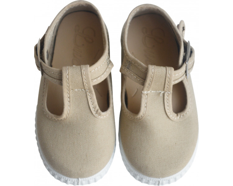 Chaussures Sandales en TOILES Salomé BEBE - Beige Taupe Chaussures Sandales en TOILES Salomé BEBE - Beige Taupe