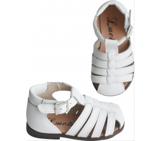 Nu-pieds SOUPLES Clarence sandales - cuir BLANC