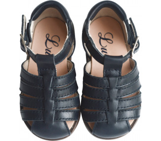 Nu-pieds souples pour bébés mixtes en cuir