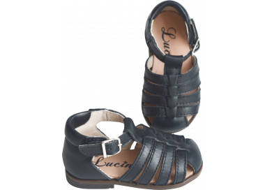 Sandales souples pour bébés filles et garçons en cuir