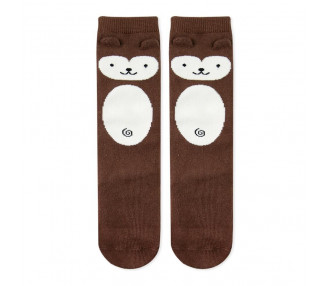 Chaussettes hautes SINGE - MARRON