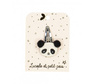 Barrette Panda – Argent