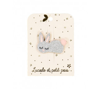 Barrette Lapin – Argent