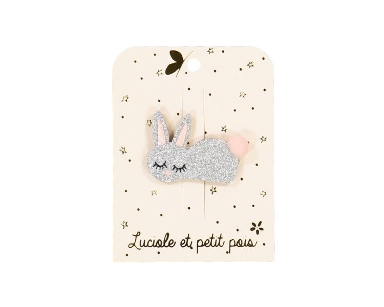 Barrette Lapin – Argent