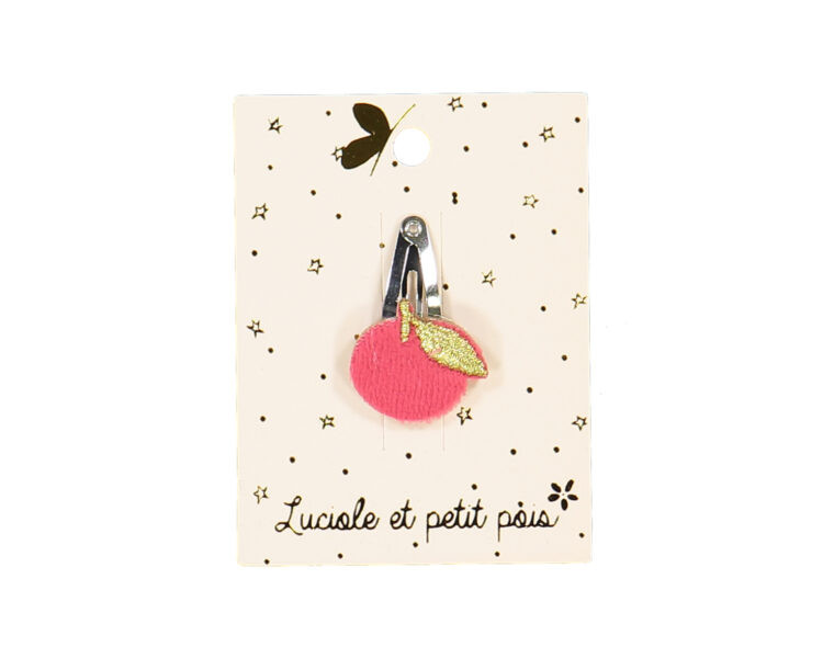 Barrette Mini - Pomme rouge