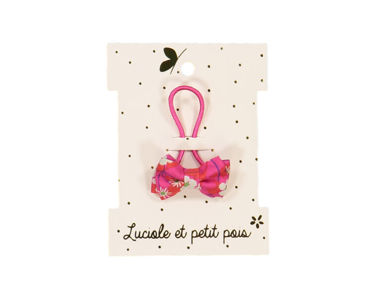 Elastique noeud - Liberty Mitsi fuschia Elastique noeud - Liberty Mitsi fuschia