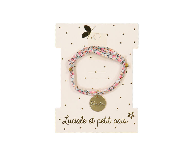 Bracelet médaille dorée à l'or fin –Frenchie / Tour eiffel Bracelet médaille dorée à l'or fin –Frenchie / Tour eiffel